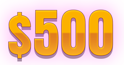 $500